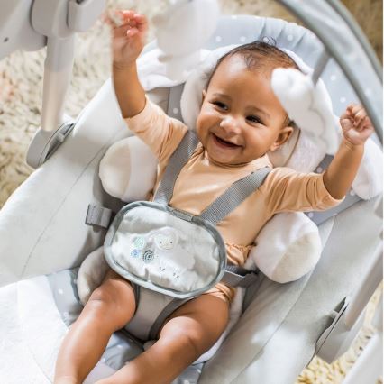 Ingenuity - Otroška gugalnica z melodijo CUDDLE LAMB 4xLR14