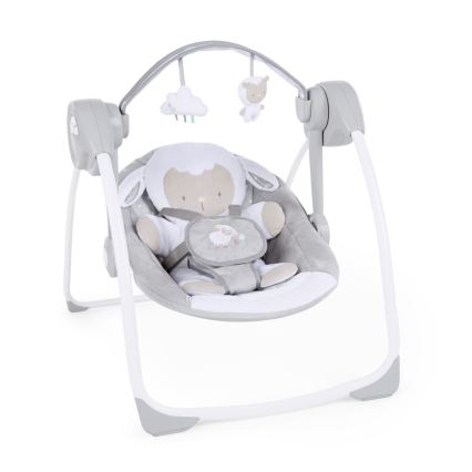 Ingenuity - Otroška gugalnica z melodijo CUDDLE LAMB 4xLR14