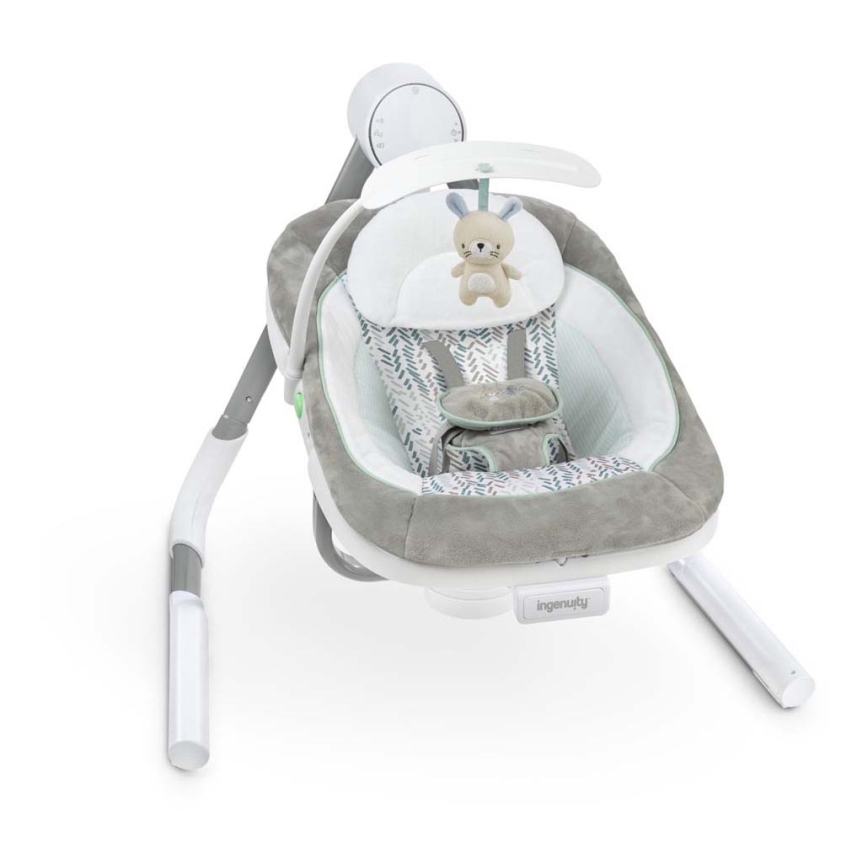 Ingenuity - Otroška vibrirajoča gugalnica z melodijo ANYWAY SWAY 4xLR14