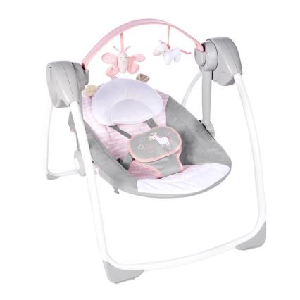 Ingenuity - Otroški swing z melodijo FLORA THE UNICORN 4xLR14