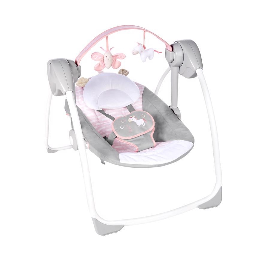 Ingenuity - Otroški swing z melodijo FLORA THE UNICORN 4xLR14