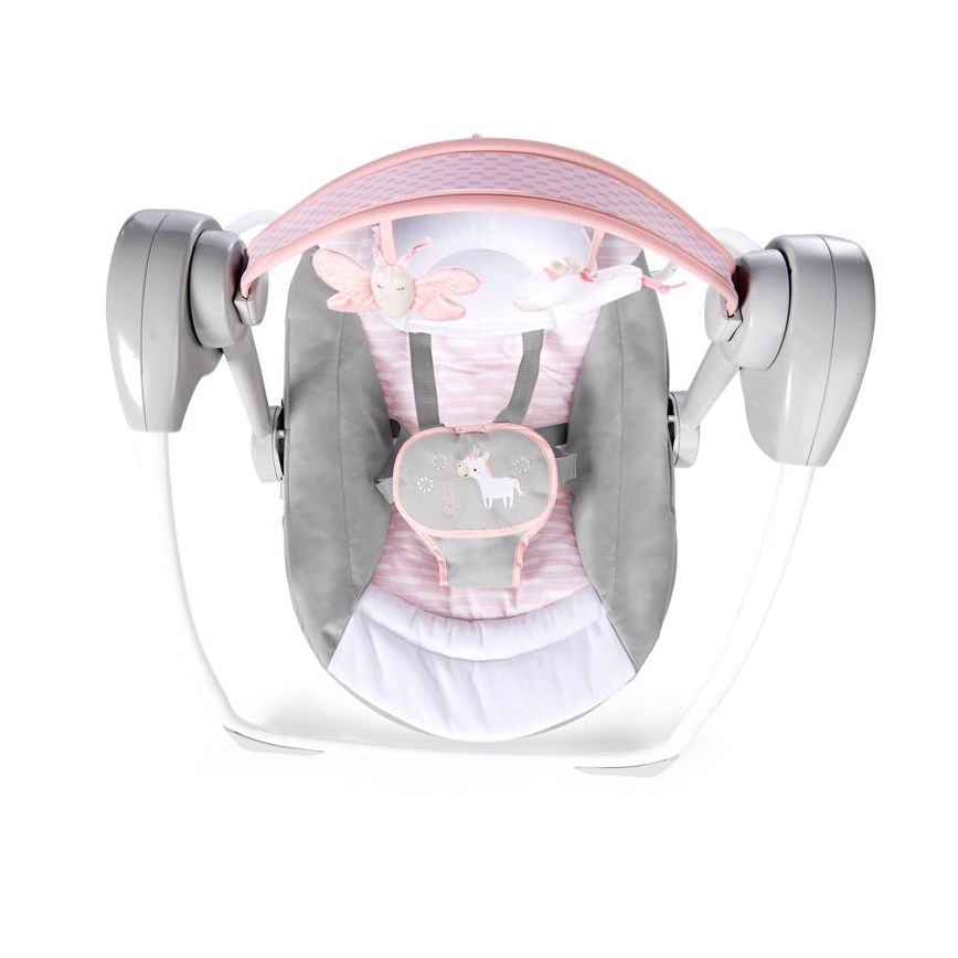 Ingenuity - Otroški swing z melodijo FLORA THE UNICORN 4xLR14