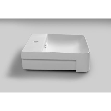 Isvea - Polvgrajen umivalnik SOTT AQUA 59x49 cm keramika/bela