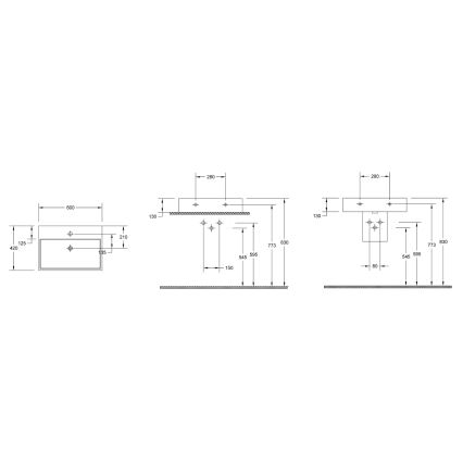 Isvea - Umivalnik za na pult PURITY 60x42 cm keramika/bela