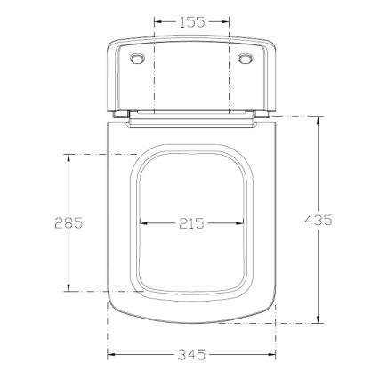 Isvea - WC sedež PURITY SoftClose, bel