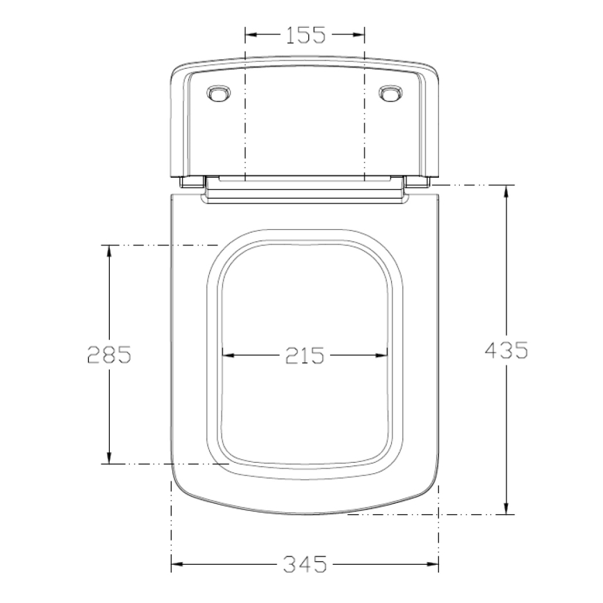 Isvea - WC sedež PURITY SoftClose, bel