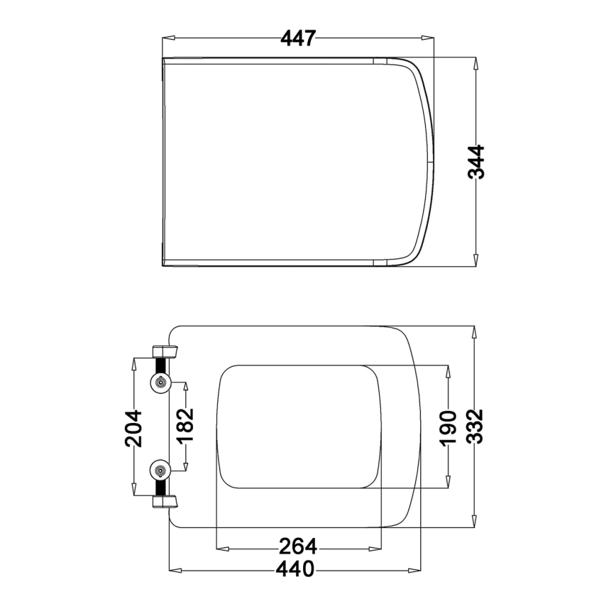 Isvea - WC sedež SoftClose PURITY bela