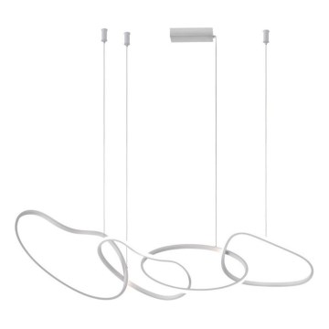 ITALUX - LED lestenec na jekleni vrvici FONTE LED/60W/230V 3000/4000/6000K bela