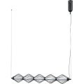 ITALUX - LED lestenec na sajli SEVILLA LED/25W/230V 3000K črna