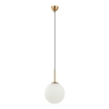 ITALUX - Lestenec na vrvici DEORE 1xE27/40W/230V pr. 25 cm bron