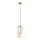 ITALUX - Lestenec na vrvici MATTY 1xE27/40W/230V 100 cm zlata