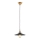 ITALUX - Lestenec na vrvici VERDA 1xE27/40W/230V pr. 26 cm črna