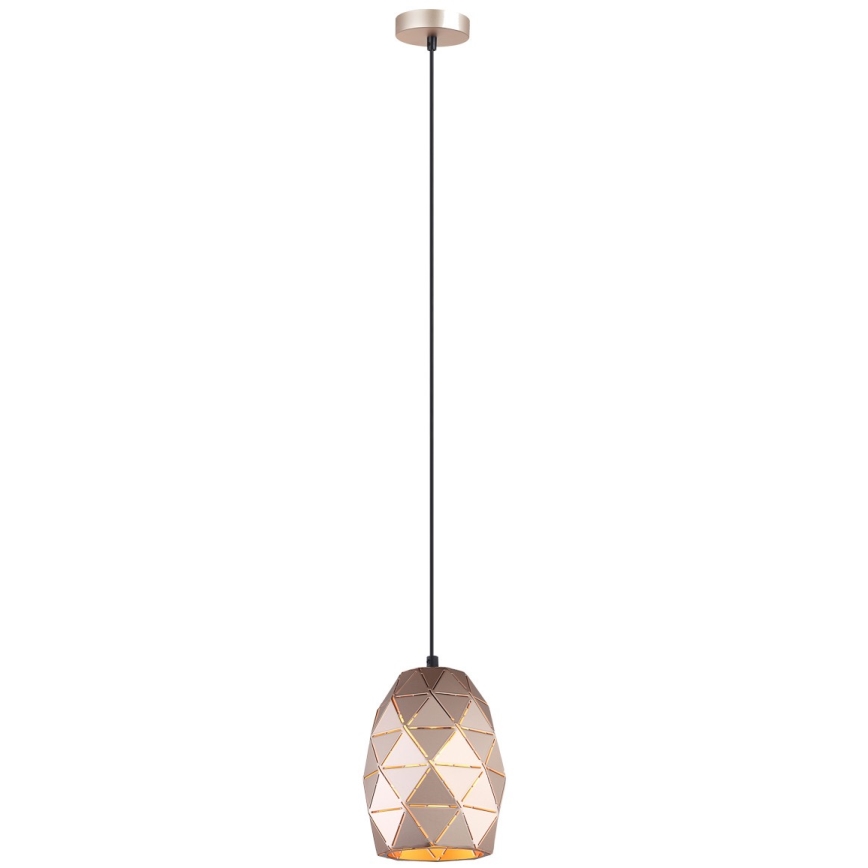 ITALUX - Lestenec na vrvici HARLEY 1xE27/40W/230V Rosegold