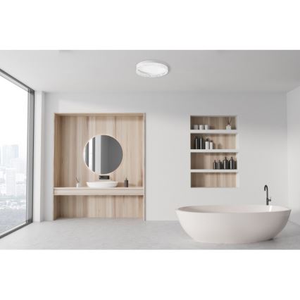 ITALUX - LED zatemnljivo stropno svetilo RANTE LED/58W/230V 3000-6500K premer 50 cm belo + daljinski upravljalnik