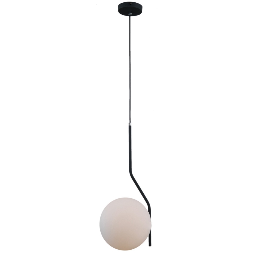 ITALUX - Lestenec na vrvici CARIMI 1xE27/5W/230V črna
