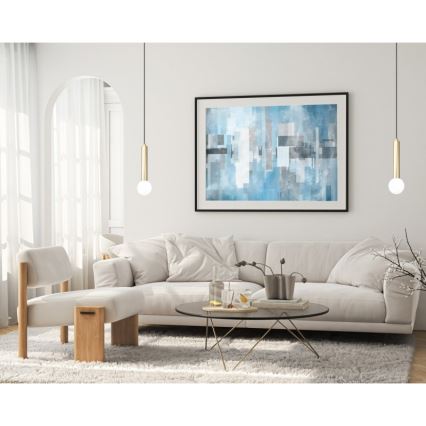 ITALUX - Viseči lestenec FILANO na kablu 1xG9/5W/230V, zlate barve