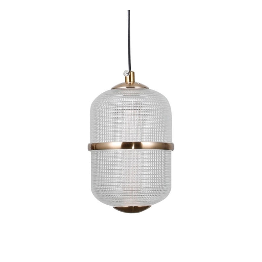 ITALUX - LED lestenec na kablu ALANI 5xLED/5,6W/230V 3000K zlate barve