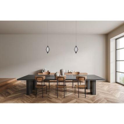 ITALUX - LED viseči lestenec na kablu SEVILLA LED/5W/230V 3000K črna