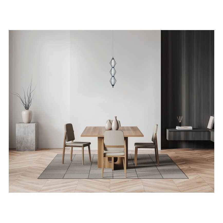 ITALUX - LED lestenec na žici SEVILLA LED/15W/230V 3000K črna