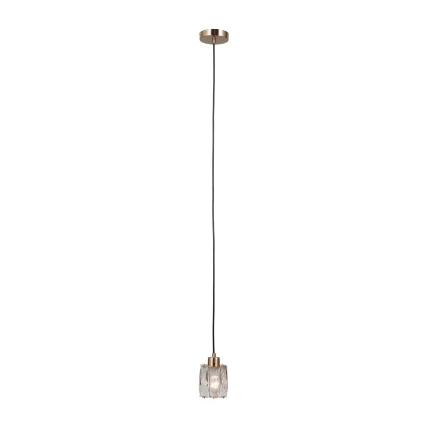 ITALUX - Lestenec na kablu TORNO 1xE14/40W/230V zlate barve