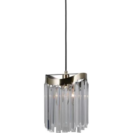 ITALUX - Lestenec na vrvici SABRIGA 1xE14/40W/230V mat krom