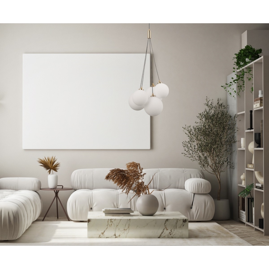 ITALUX - Lestenec na vrvici PERLOS 5xG9/5W/230V