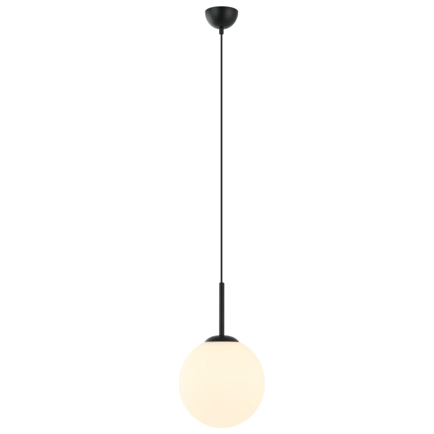 ITALUX - Lestenec na vrvici DEORE 1xE27/40W/230V pr. 25 cm črna