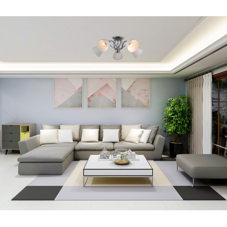 ITALUX - Lestenec LUGANO 3xE27/40W/230V