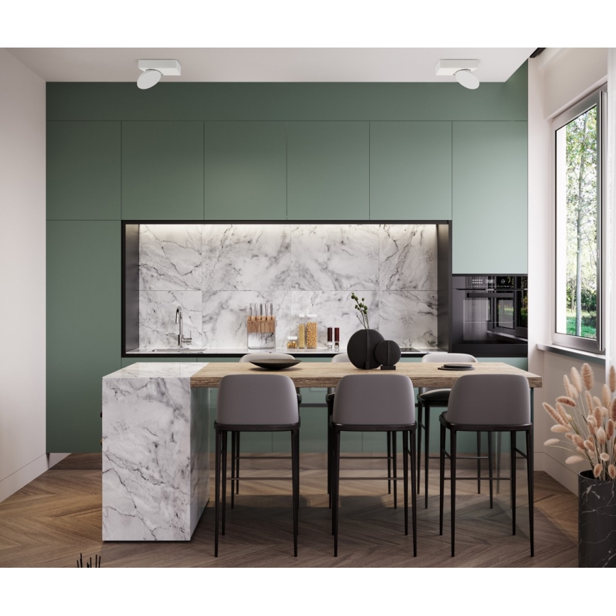 ITALUX - LED Reflektor CASTELIO LED/5W/230V 4000K bela