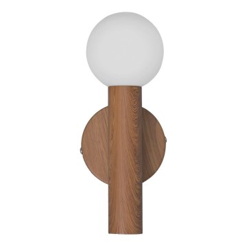 ITALUX - Stenska svetilka FILANO 1xG9/5W/230V rjava
