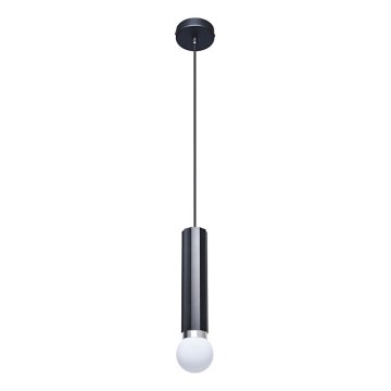 ITALUX - Viseči lestenec na kablu MACERA 1xE27/40W/230V črna