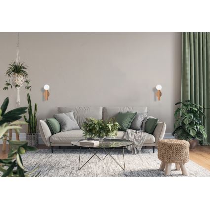ITALUX - Stenska svetilka FILANO 1xG9/5W/230V rjava