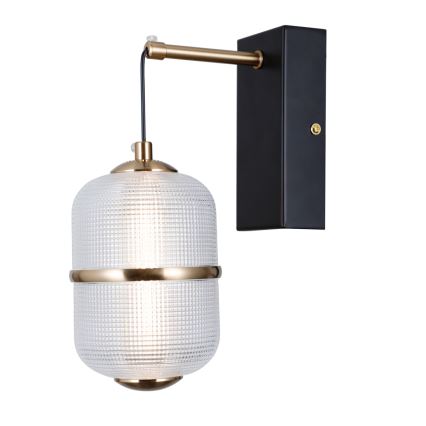ITALUX - LED stenska svetilka ALANI LED/6W/230V 3000K črna/zlata