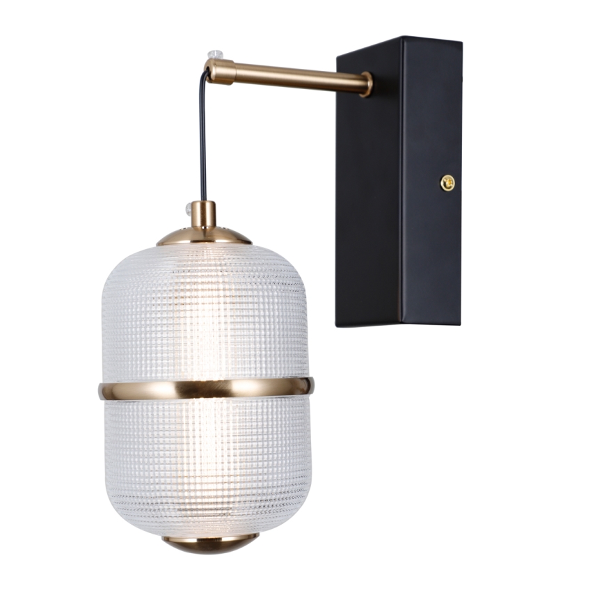 ITALUX - LED stenska svetilka ALANI LED/6W/230V 3000K črna/zlata
