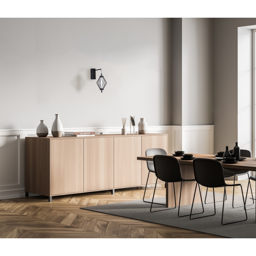 ITALUX - LED stenska svetilka SEVILLA LED/5W/230V 3000K črna