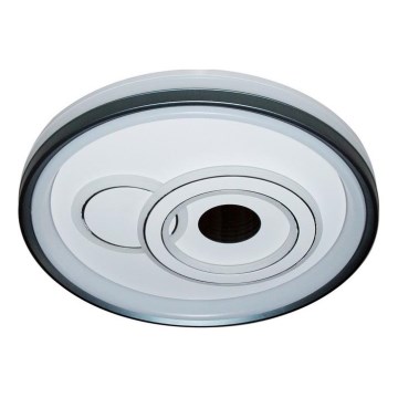 ITALUX - Zatemnjevalna LED stropna svetilka PORTA LED/40W/230V 3000-6500K premer 50 cm črna + daljinski upravljalnik