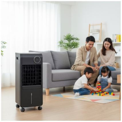 Izhlapevalna prenosna klimatska naprava VIENTO COOL-R 65W/230V črna + daljinski upravljalnik