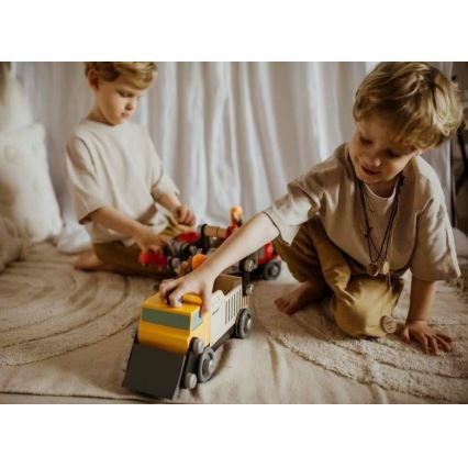 Janod - Leseni gradbeni set BRICOKIDS tovornjak