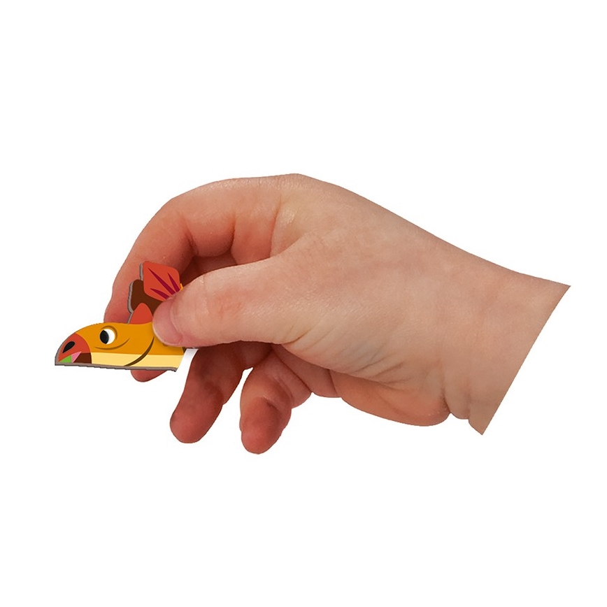 Janod - Magnetni interaktivni set MAGNETIBOOK dinozavri