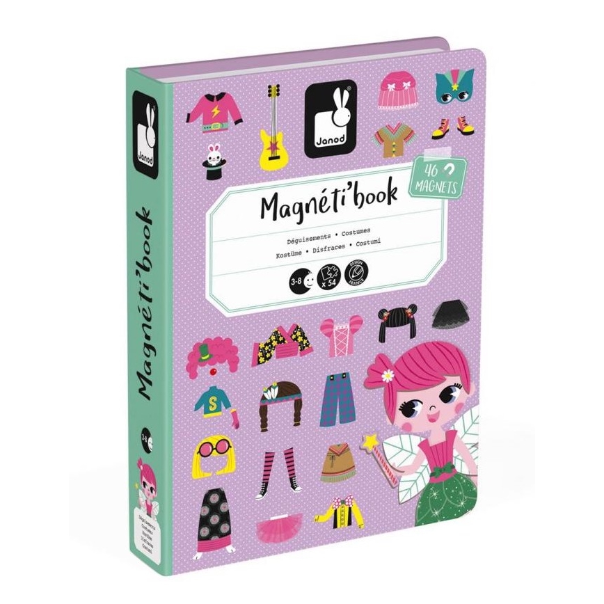 Janod - Magnetni interaktivni set MAGNETIBOOK za punce