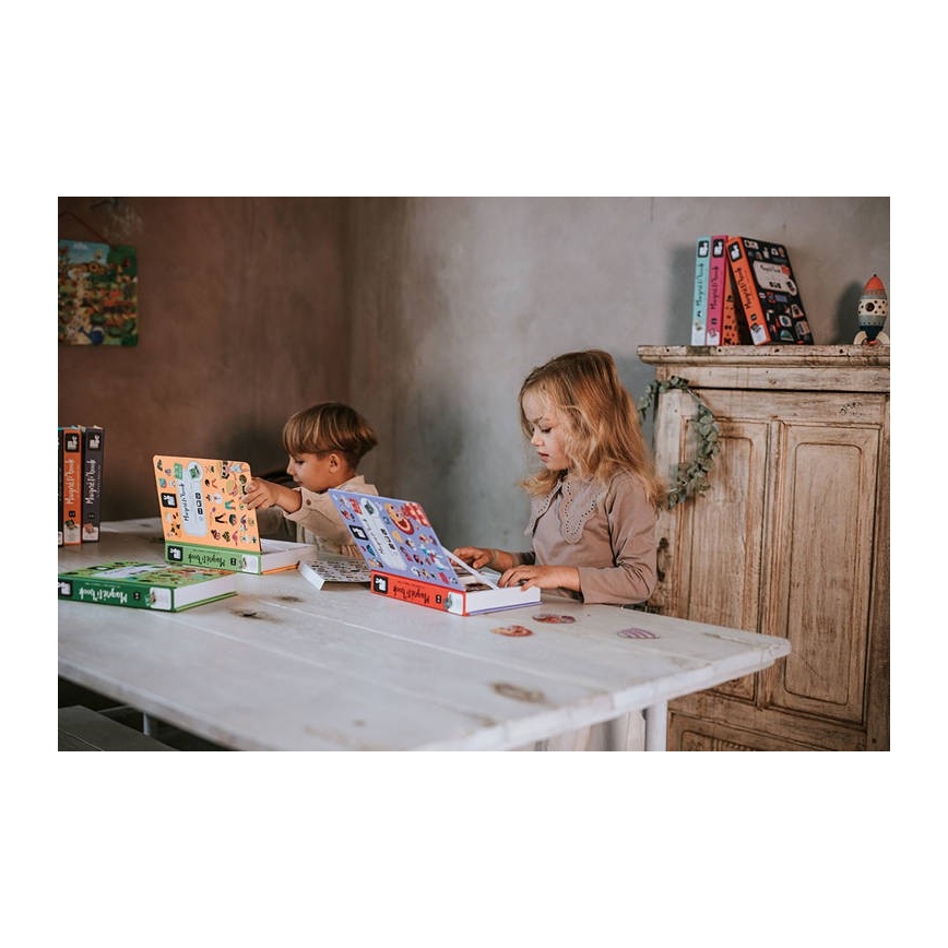 Janod - Magnetni interaktivni set MAGNETIBOOK živali