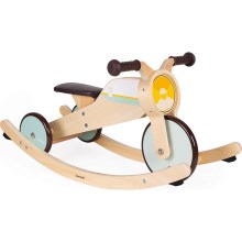 Janod - Otroški leseni tricikel 2v1