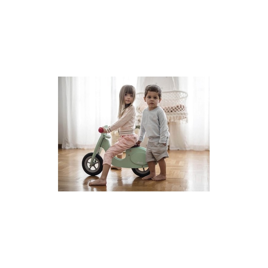 Janod - Otroško potisno kolo VESPA zelena