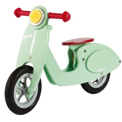 Janod - Otroško potisno kolo VESPA zelena