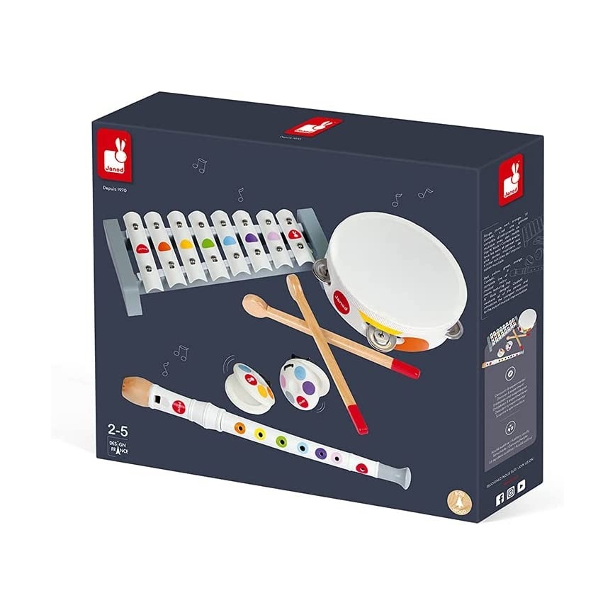 Janod - Set glasbenih inštrumentov CONFETTI