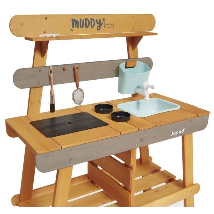 Janod - Zunanja lesena kuhinjica MUDDY LAB