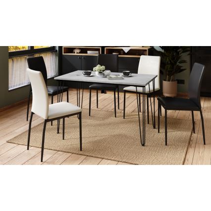 Jedilna miza HALIJA, betonsko siva