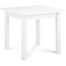 Jedilna miza HOSPE 78x80 cm bukev/bela