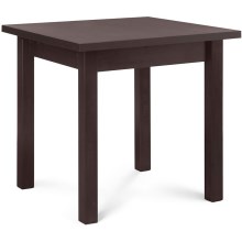 Jedilna miza HOSPE 78x80 cm bukev/wenge