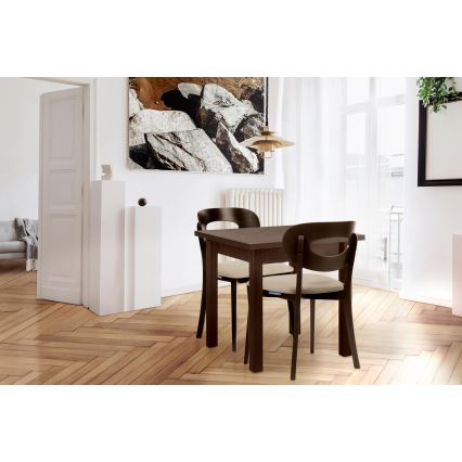 Jedilna miza HOSPE 78x80 cm oreh